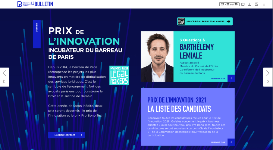 bulletin barreau de paris agence sloop