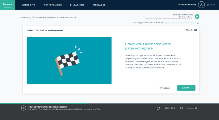 e-learning sloop solency